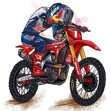 Artwork thumbnail, Aus Motocross Rider #18 by TheArtWarehouse
