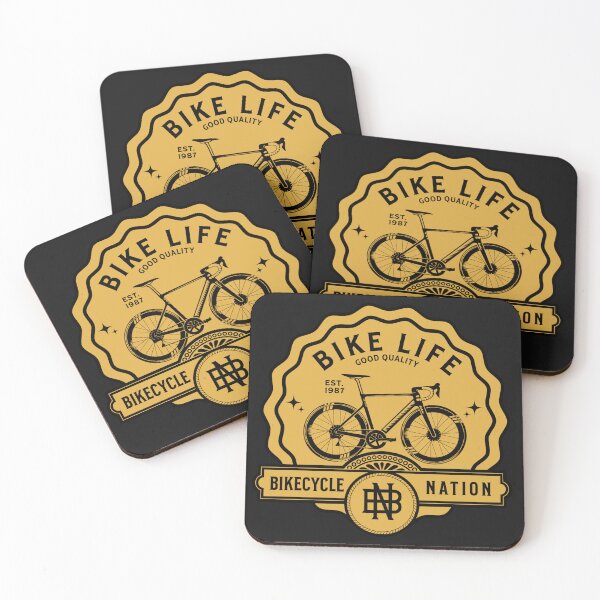 Item preview, Biking Bicycle Nation Cycling Riding bikes designed and sold by CattlettArt.