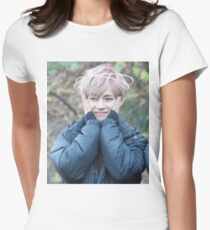 taehyung/ v! Women's Fitted T-Shirt