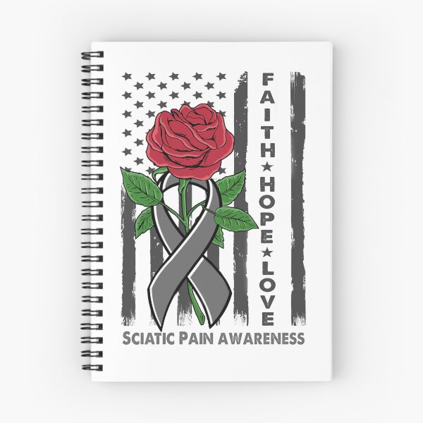 Item preview, Faith Hope Love Sciatic Pain Awareness American Flag designed and sold by Kohend.