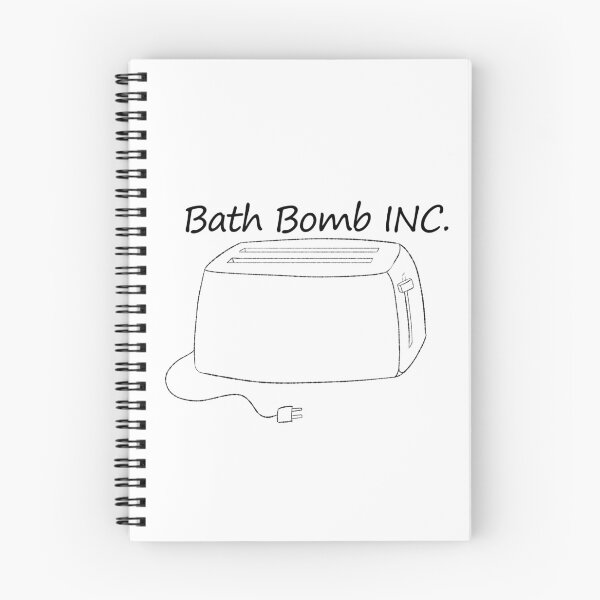 Item preview, Toaster Bath Bomb Line Art designed and sold by CrazyCatCraft.