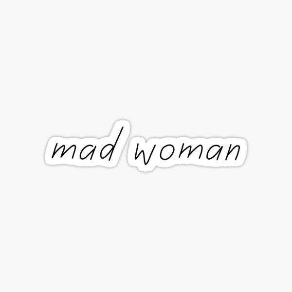 Item preview, Mad Woman Black designed and sold by katiebackstage.