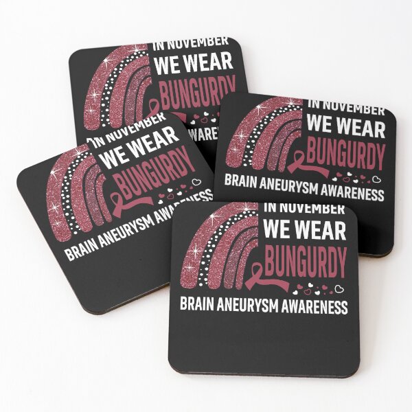 Item preview, Rainbow In November We Wear Bungurdy Brain Aneurysm Awareness designed and sold by Mnrshirley.
