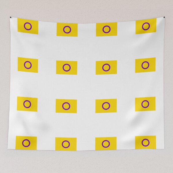 Item preview, Intersex flag sticker pack - 16 stickerpack designed and sold by Inspirationmotivation.
