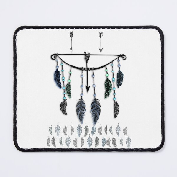 Item preview, Arc, flèche et plumes designed and sold by CarolSchmitt.