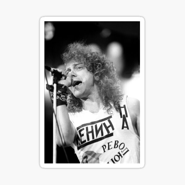 &ldquo;Lou Gramm - BW Photograph&rdquo; Sticker for Sale by ConcertImages | Redbubble