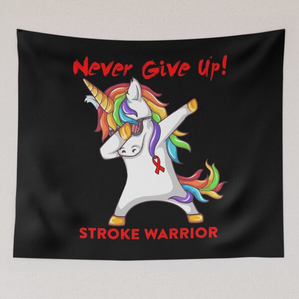 Item preview, Stroke Warrior - Never Give Up! - Support Stroke Warrior Gifts designed and sold by whlrcheryl.