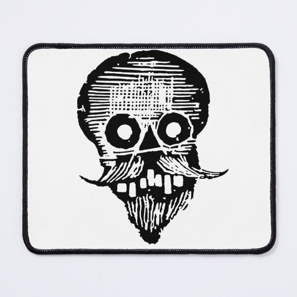 Item preview, Skull with a beard by José Guadalupe Posada designed and sold by artofthenorth.