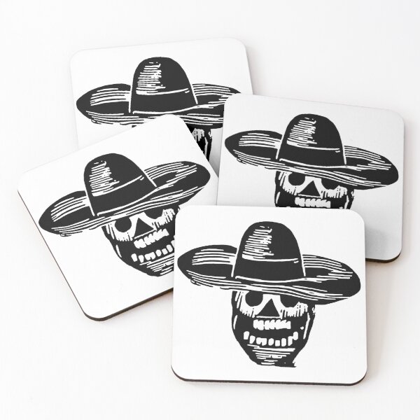 Item preview, Skull with a hat by José Guadalupe Posada designed and sold by artofthenorth.