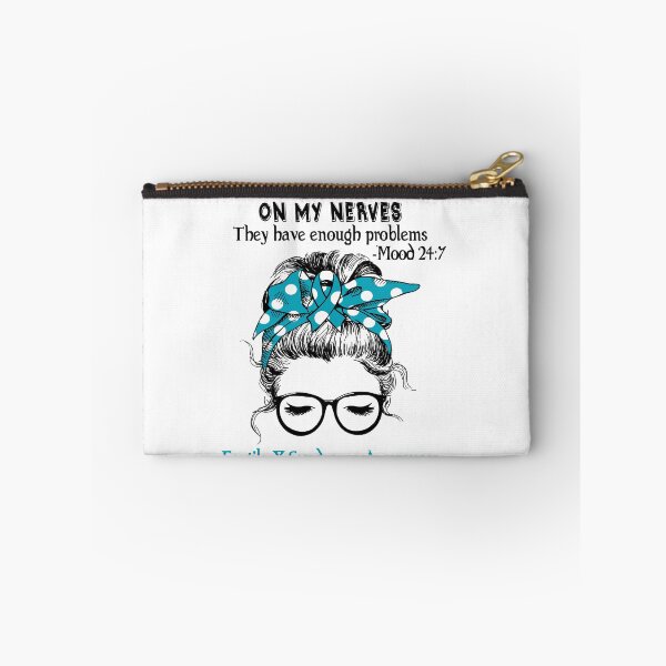 Item preview, Fragile X Syndrome Awareness - Thou Shalt Not Get On My Nerves They Have Enough Problems - Mood 24:7 designed and sold by Robbsyn.