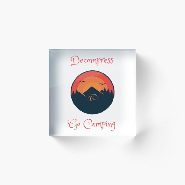Item preview, Decompress go camping  designed and sold by Rickido.