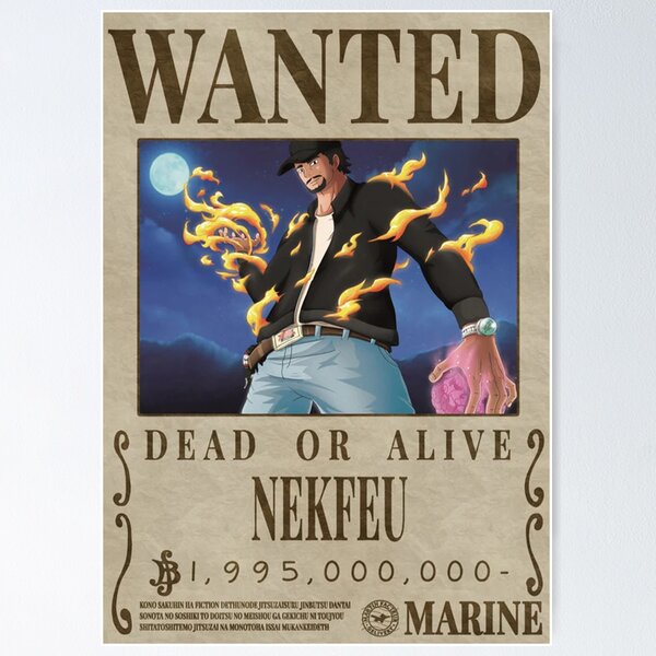 Poster Wanted Nekfeu
