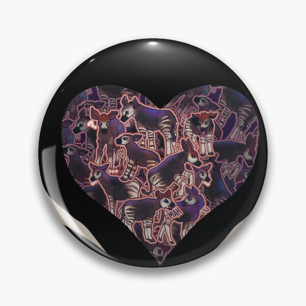 Item preview, Heart Okapi lovers designed and sold by Deathoftheself.