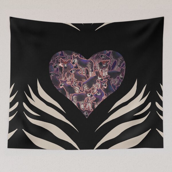 Item preview, Heart Okapi lovers designed and sold by Deathoftheself.