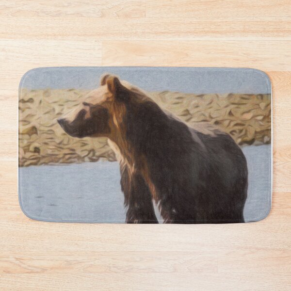 Item preview, Brown Bear In River Artwork  designed and sold by NikkiBear67.