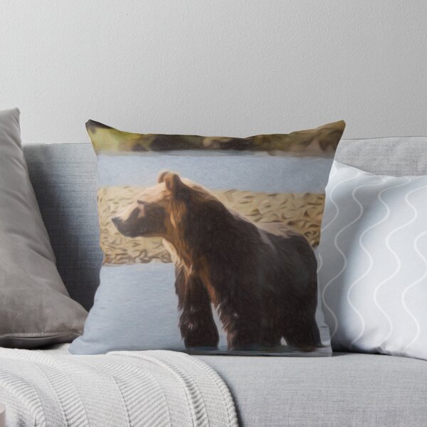 Item preview, Brown Bear In River Artwork  designed and sold by NikkiBear67.
