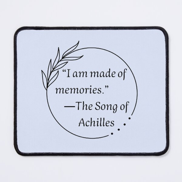 Item preview, The Song of Achilles Quote Sticker designed and sold by OumaMerch.