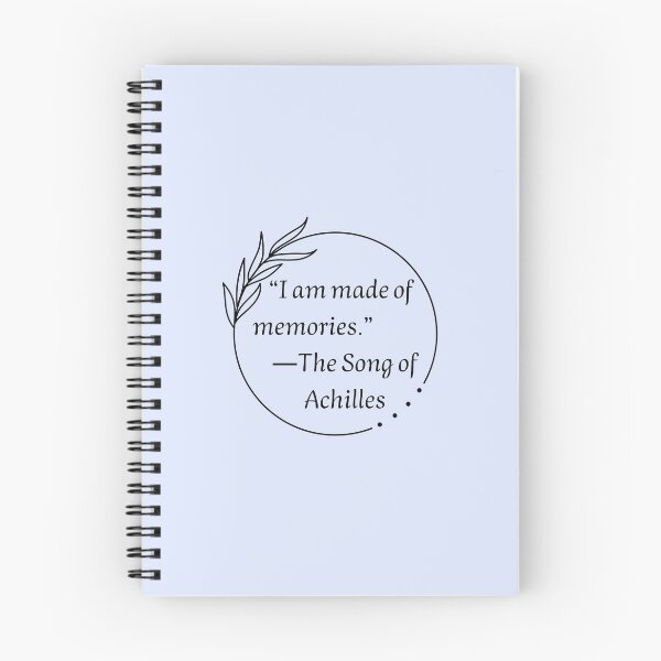 Item preview, The Song of Achilles Quote Sticker designed and sold by OumaMerch.