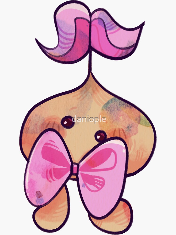 pink sprout mole is ready to PARTY by daniople