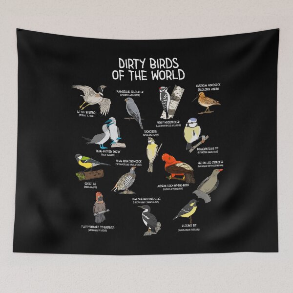 Item preview, Dirty Birds Of The World Funny Bird Watcher Birdwatching  designed and sold by JessieJune.