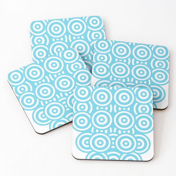 Item preview, Blue/White Circle Pattern designed and sold by DJSK.