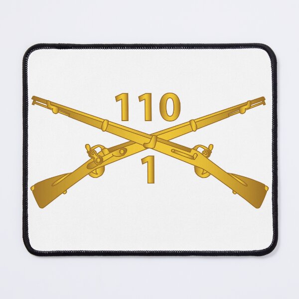 Item preview, Army -  1st Battalion, 110th Infantry Regiment - Inf Branch wo Txt X 300 designed and sold by Military Insignia Products.