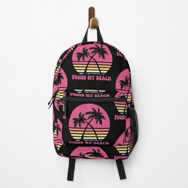 Item preview, Found My Beach - Vintage Tropical Sunset - BEACH LOVE - Sunset Chaser designed and sold by Sun Sand & Sea Art.