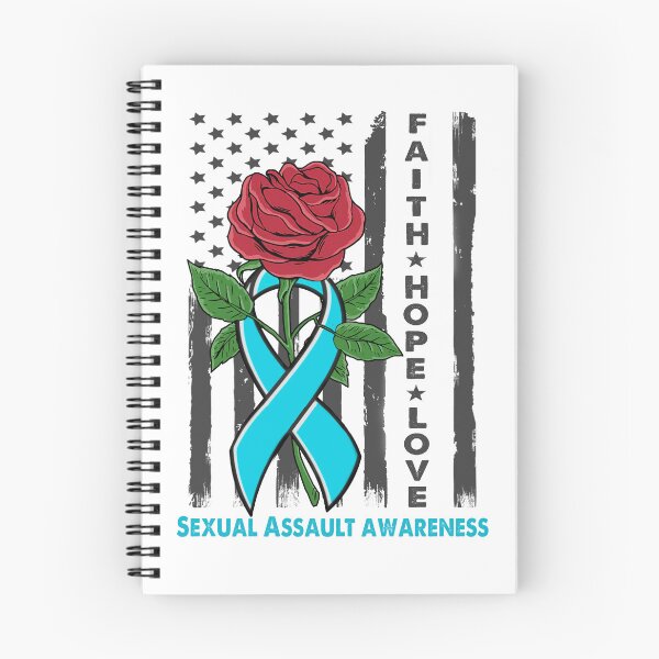 Item preview, Faith Hope Love Sexual Assault Awareness American Flag designed and sold by Kohend.