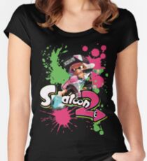 Splatoon 2 Women's Fitted Scoop T-Shirt