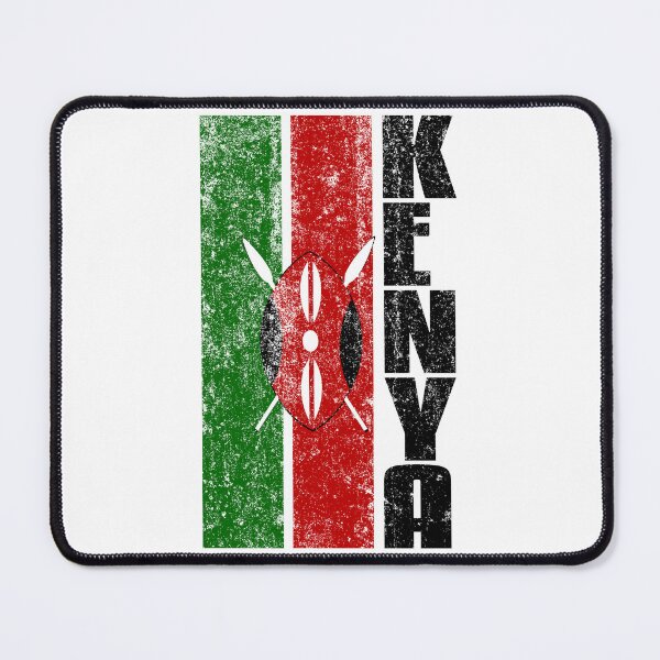 Item preview, Kenyan Flag Vintage - Black designed and sold by PearlMoonGrapes.