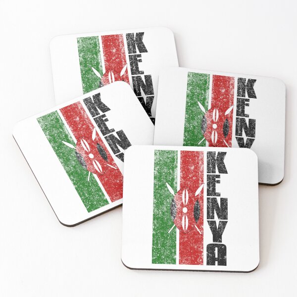 Item preview, Kenyan Flag Vintage - Black designed and sold by PearlMoonGrapes.