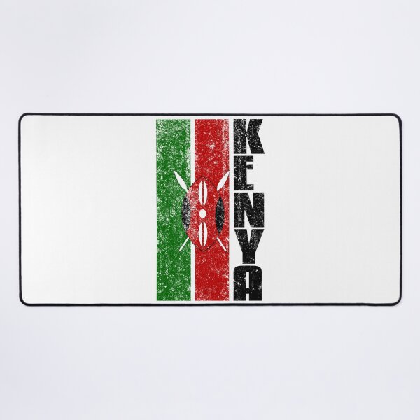 Item preview, Kenyan Flag Vintage - Black designed and sold by PearlMoonGrapes.