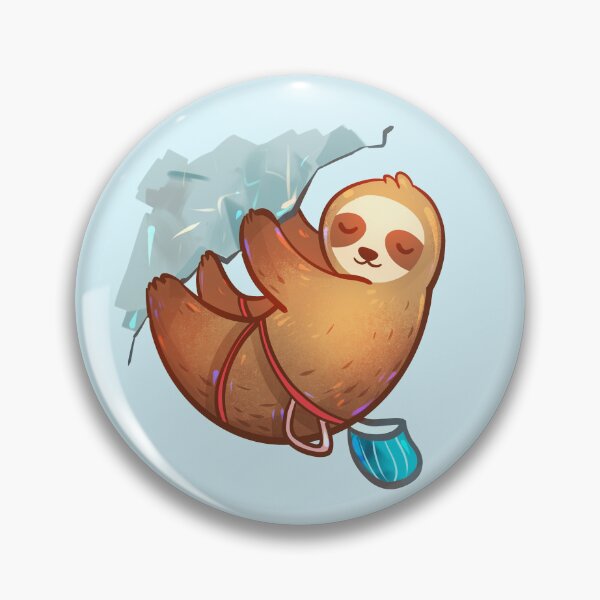 Item preview, Cute Rock Climbing Sloth designed and sold by PetiteClimber.