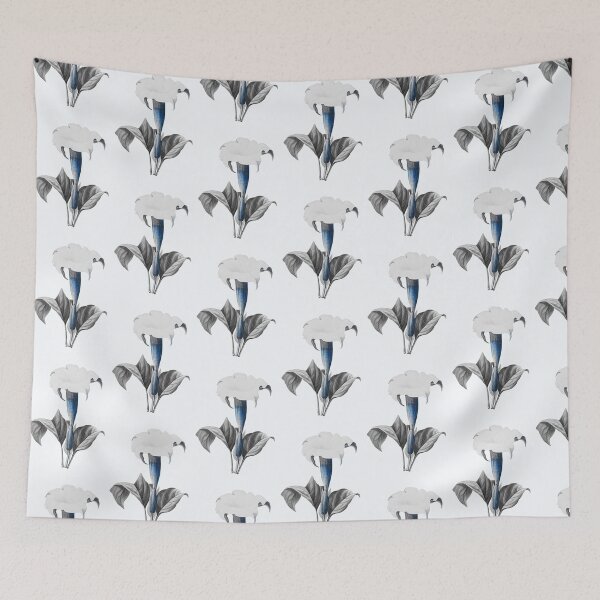 Item preview, Thorn Apple Flower, Alternative Illustration - Grey and White Rose designed and sold by DaphneKstudio .