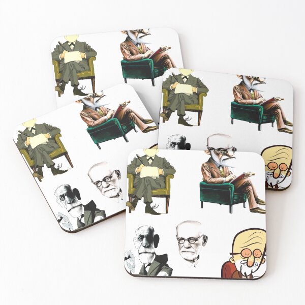 Item preview, sticker pack freud sigmund designed and sold by deztees.