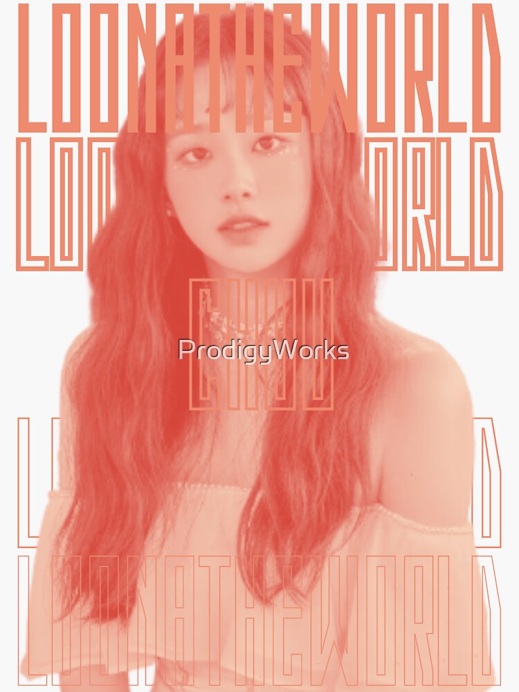 "CHUU FROM LOONA (FLIP THAT ERA) WORLD TOUR" Sticker for Sale by