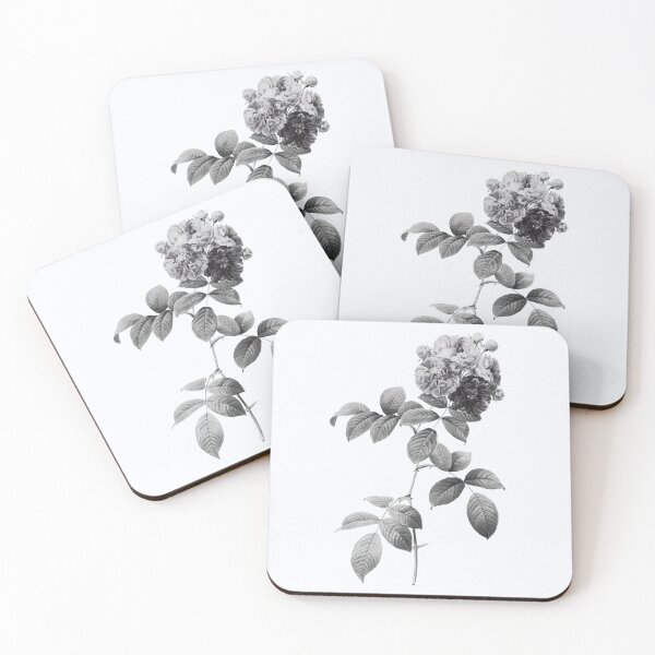 Item preview, Seven Sisters Roses Flower, Alternative Illustration - Grey and White Rose designed and sold by DaphneKstudio .