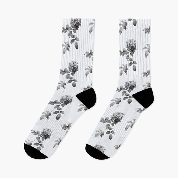 Item preview, Seven Sisters Roses Flower, Alternative Illustration - Grey and White Rose designed and sold by DaphneKstudio .