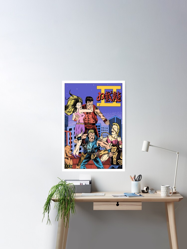 Double Dragon II 24 X 32 Video Game Poster 