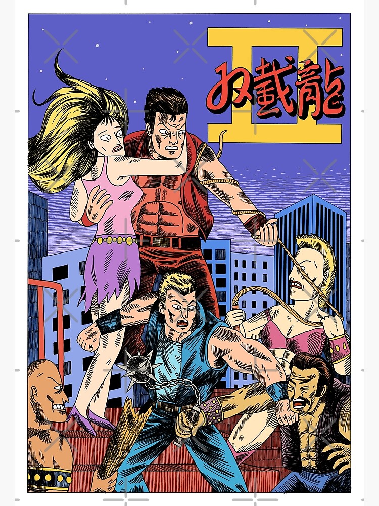 Double Dragon 2 Poster for Sale by jviloria8581