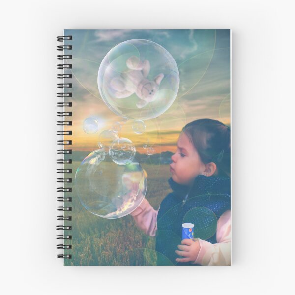 Item preview, Funny Girl Blowing Bubbles Fantasy Art designed and sold by Sandy Richter.