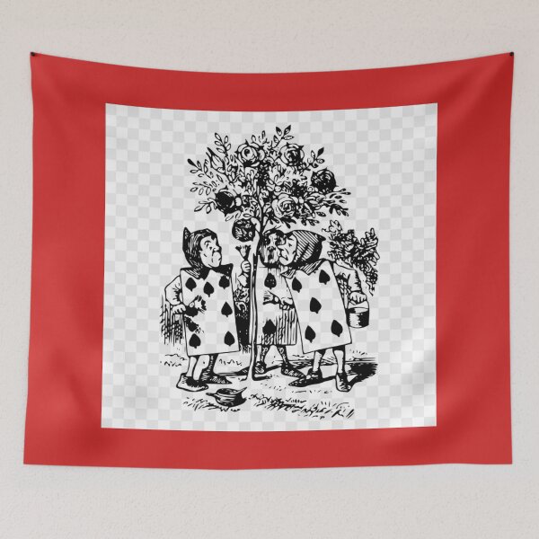 Item preview, The Playing Cards Painting The Rose Bush From Alice  By Lewis Carroll. designed and sold by CristalleLisa.