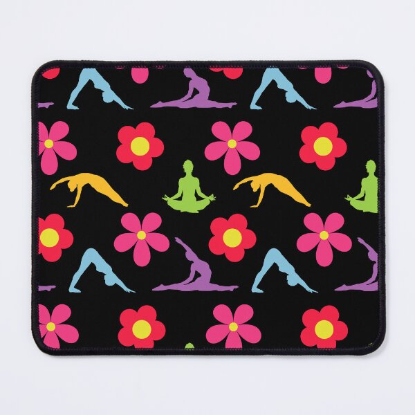 Item preview, Yoga Flower Power Bloom Seamless Pattern Print designed and sold by ClaudiaFlores.