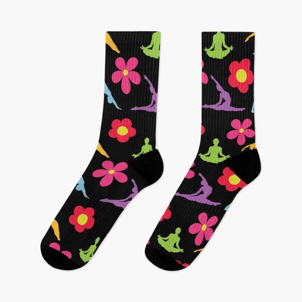 Item preview, Yoga Flower Power Bloom Seamless Pattern Print designed and sold by ClaudiaFlores.