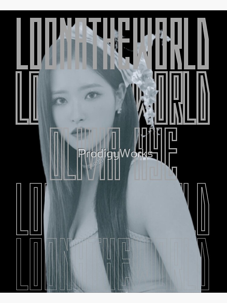 "OLIVIA HYE FROM LOONA (FLIP THAT ERA) WORLD TOUR" Art Print for Sale