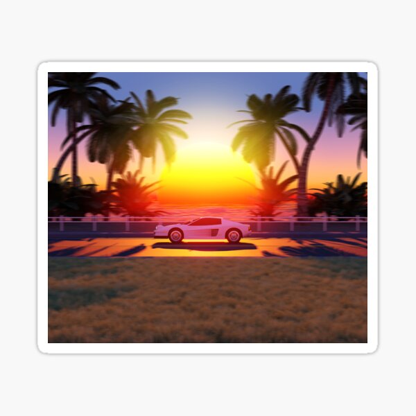 Sunset Drive Sticker