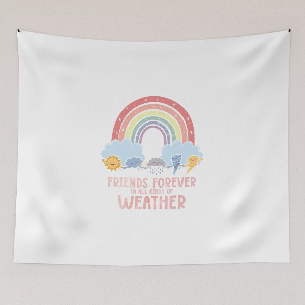 Artikelvorschau, Freunde für immer bei jedem Wetter Freundschaftstag Geschenk für beste Freunde entworfen und verkauft von QuanJewelry.