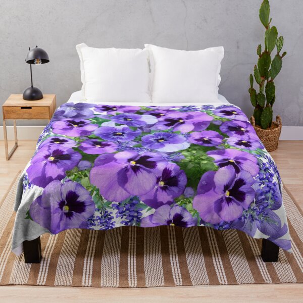 Item preview, Purple and Blue Pansies designed and sold by tomorrowsart.