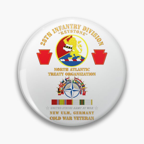 Item preview, Army - 28th Inf Div, NATO - New Ulm, Germany w COLD SVC X 300 designed and sold by Military Insignia Products.