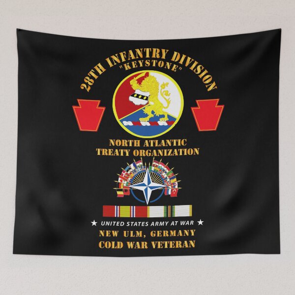 Item preview, Army - 28th Inf Div, NATO - New Ulm, Germany w COLD SVC X 300 designed and sold by Military Insignia Products.